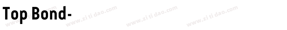 Top Bond字体转换